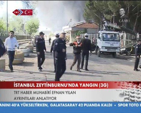 İstanbul Zeytinburnu'nda tekstil fabrikası yangını - Resim 25