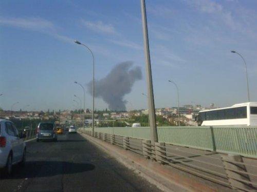 İstanbul Zeytinburnu'nda tekstil fabrikası yangını - Resim 22
