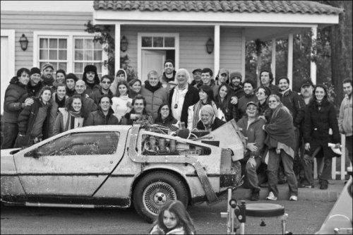 Geleceğe Dönüş filminin kamera arkası - Resim 31