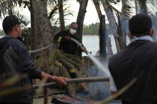 Survivor Adası'nda korkutan yangın  - Resim 16