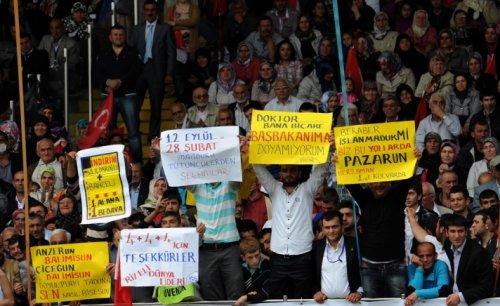 Erdoğan'ı Rize'de duygulandıran pankart - Resim 6