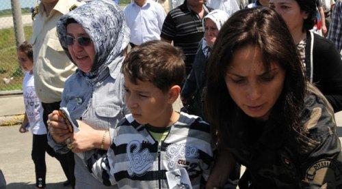 Şehit polise memleketi Samsun'da tören