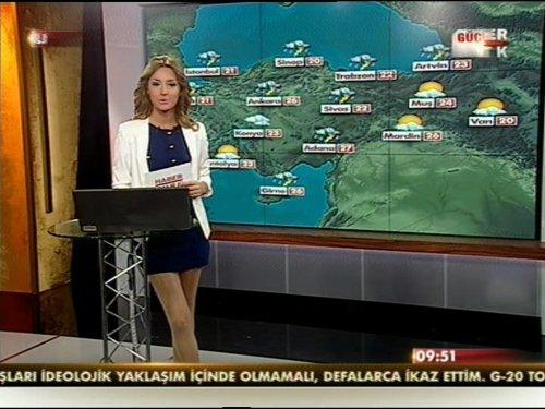 Habertürk hava durumu spikeri Selay Dilber - Resim 1