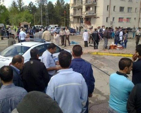 Kayseri'deki patlamadan ilk görüntüler