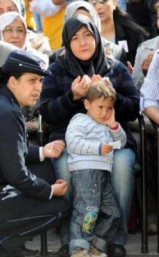 Şehit polis Ahmet Geben'e Kayseri'de hüzünlü tören - Resim 12