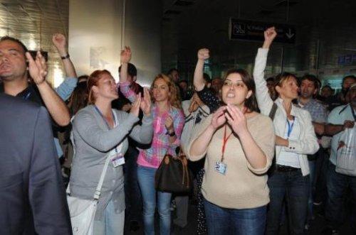 THY çalışanları grevde seferler iptal