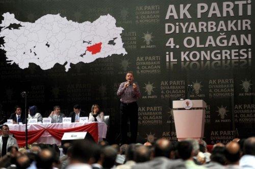 Erdoğan'ın Diyarbakır konuşmasından kareler