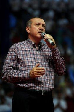 Erdoğan'ın Diyarbakır konuşmasından kareler