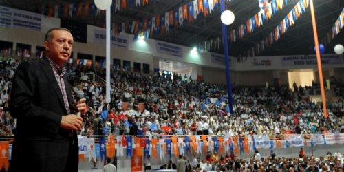 Erdoğan'ın Diyarbakır konuşmasından kareler