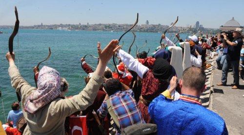 Dünya okçuları Üsküdar'da buluştu