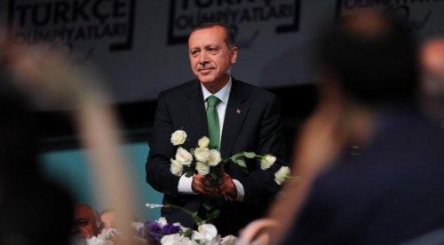 Erdoğan Türkçe Olimpiyatları kapanış töreninde