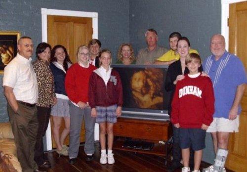 Utandıran aile fotoğrafları