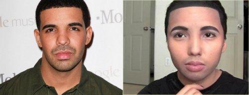 Makyajla benzeyemeyeceği ünlü yok