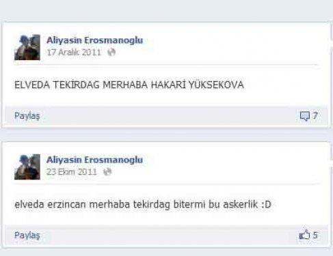 Hakkari'de şehit düşen Komando Onbaşı Ali Yasin Erosmanoğlu