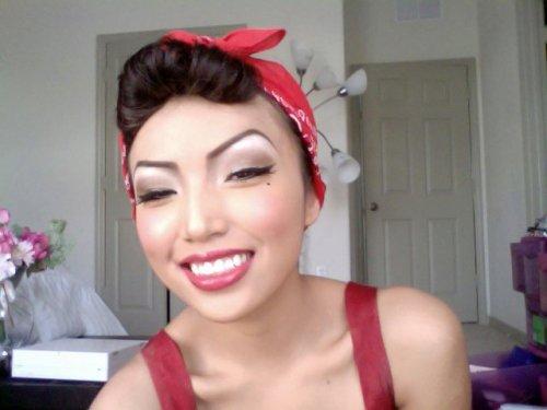 Makyajla benzeyemeyeceği ünlü yok