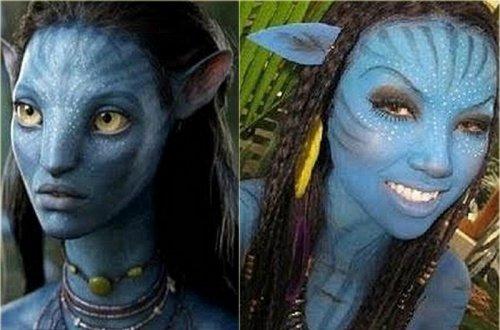 Makyajla benzeyemeyeceği ünlü yok