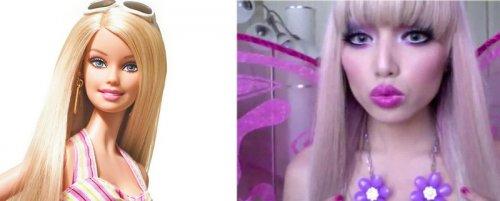 Makyajla benzeyemeyeceği ünlü yok