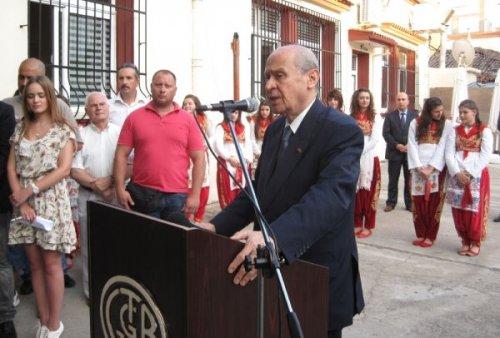 Selanik'te Bahçeli'ye protesto