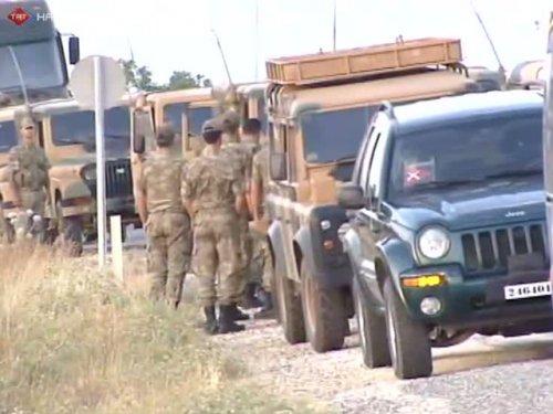 Suriye sınırına asker sevkiyatı