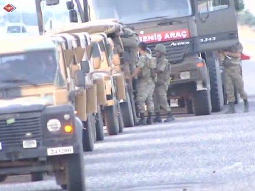 Suriye sınırına asker sevkiyatı