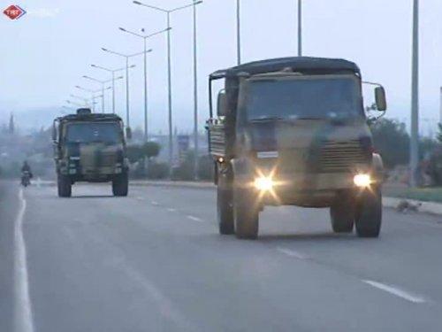 Suriye sınırına asker sevkiyatı