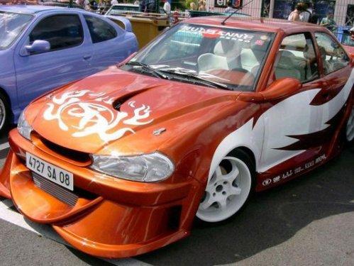 Modifiyeli otomobil çılgınlığı