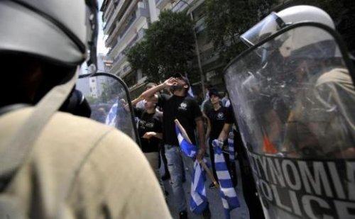 Selanik'te Bahçeli'ye protesto