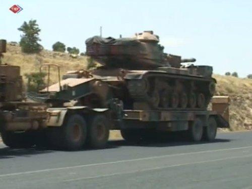 Suriye sınırına asker sevkiyatı