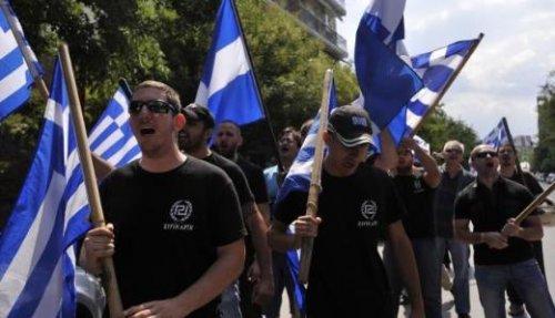 Selanik'te Bahçeli'ye protesto