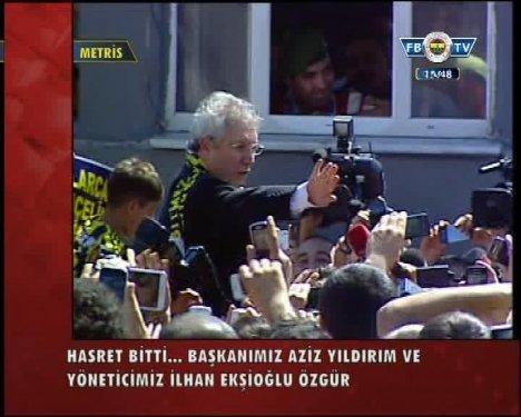 Kare kare Yıldırım'ın tahliye anı