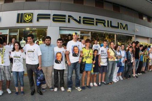 Fenerbahçe taraftarından 3 Temmuz protestosu