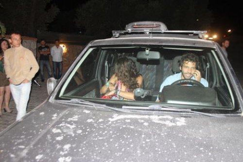 Berrak Tüzünataç ve Çağatay Ulusoy'un Çeşme kaçamağı