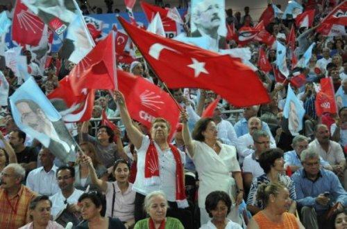 CHP'nin 34. kurultayından kareler
