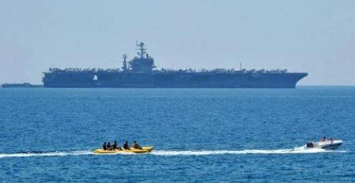 ABD uçak gemisi Antalya'da