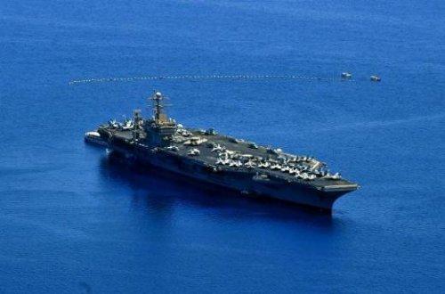 ABD uçak gemisi Antalya'da