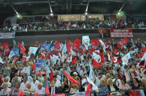 CHP'nin 34. kurultayından kareler