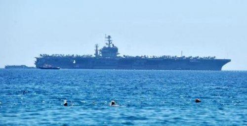 ABD uçak gemisi Antalya'da
