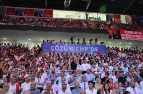CHP'nin 34. kurultayından kareler