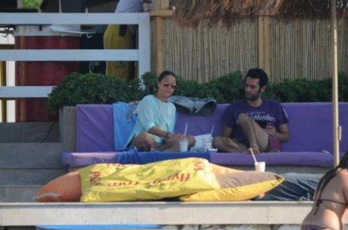 Murat Yıldırım ve Burçin Terzioğlu tatilde