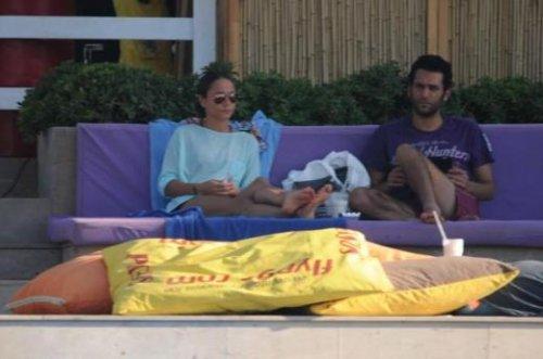 Murat Yıldırım ve Burçin Terzioğlu tatilde