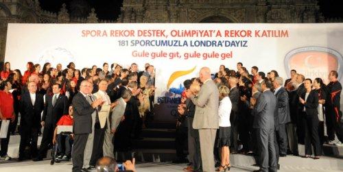 2020 İstanbul Olimpiyat logosunu Erdoğan tanıttı