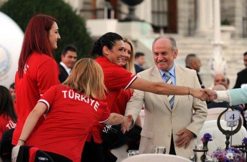 2020 İstanbul Olimpiyat logosunu Erdoğan tanıttı