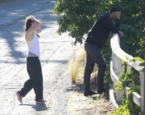 Kristen Stewart ile Rubert Sanders'ın kaçamak yaptığı anlar