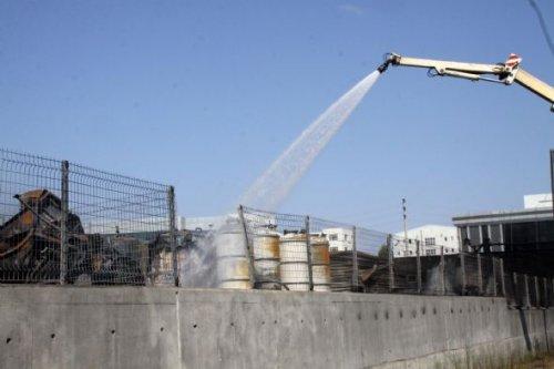 Yangın sonrası Tuzla