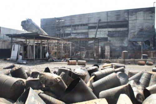 Yangın sonrası Tuzla