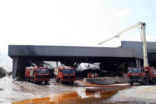Yangın sonrası Tuzla