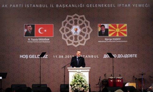 Erdoğan AK Parti iftarında