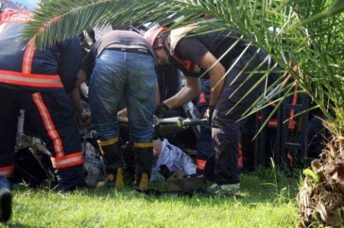 Porsche'la korkunç kaza