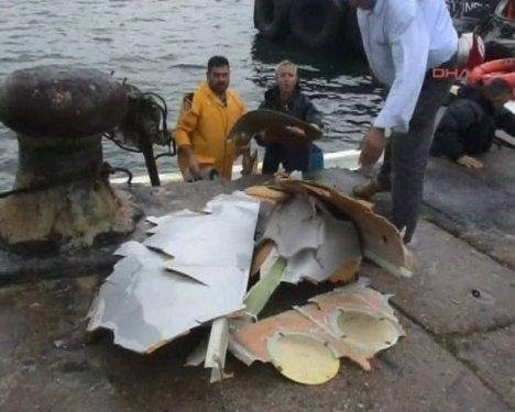 Tekirdağ'da uçak düştü