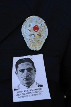 Van'da şehit olan polis memleketine uğurlandı